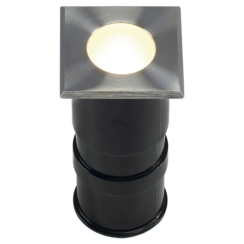 LED-inbouwspot Power Trail Lite, vierkant, 3000 K, warm wit