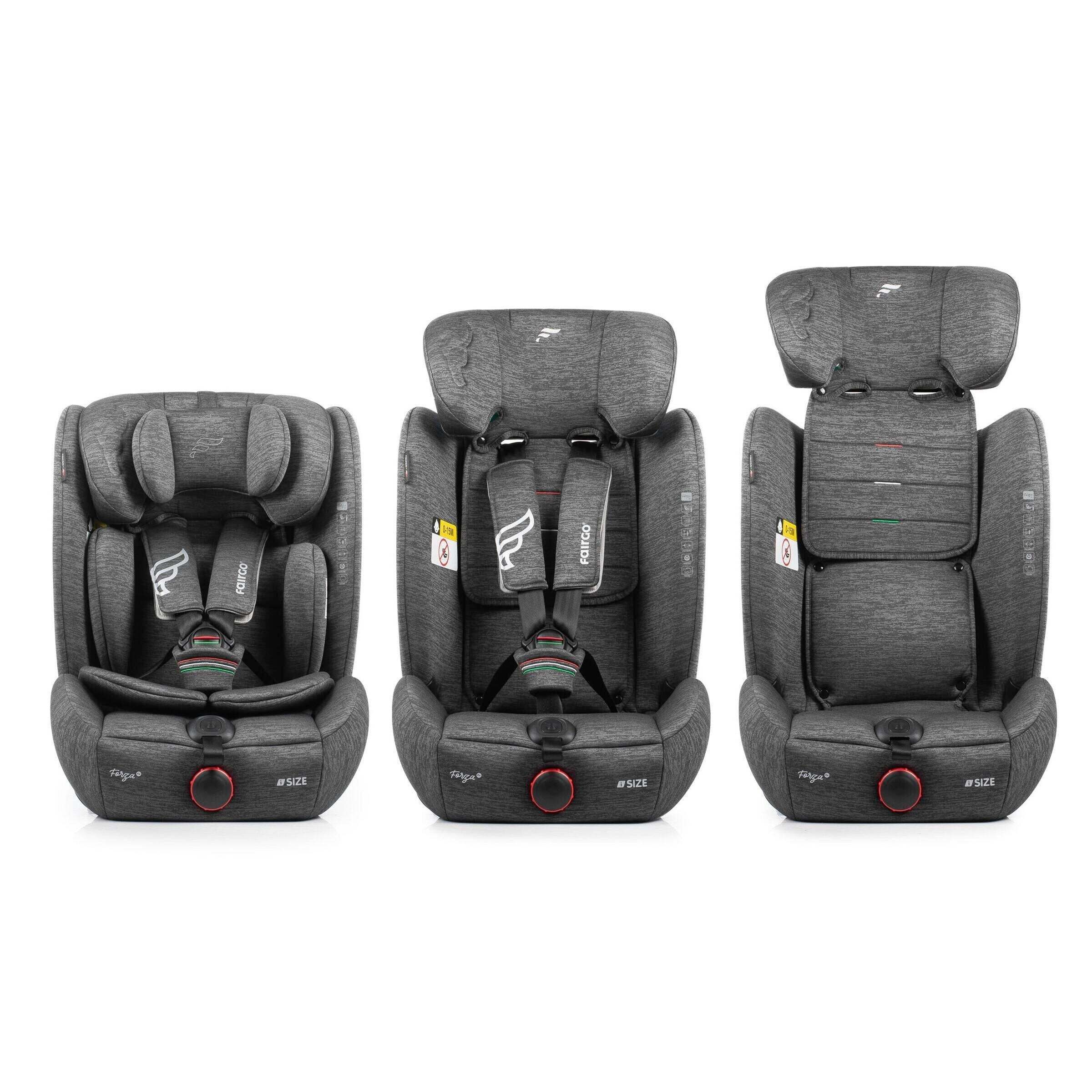 FAIRGO Forza i-Size Kindersitz 76-150 cm - Stone Grey