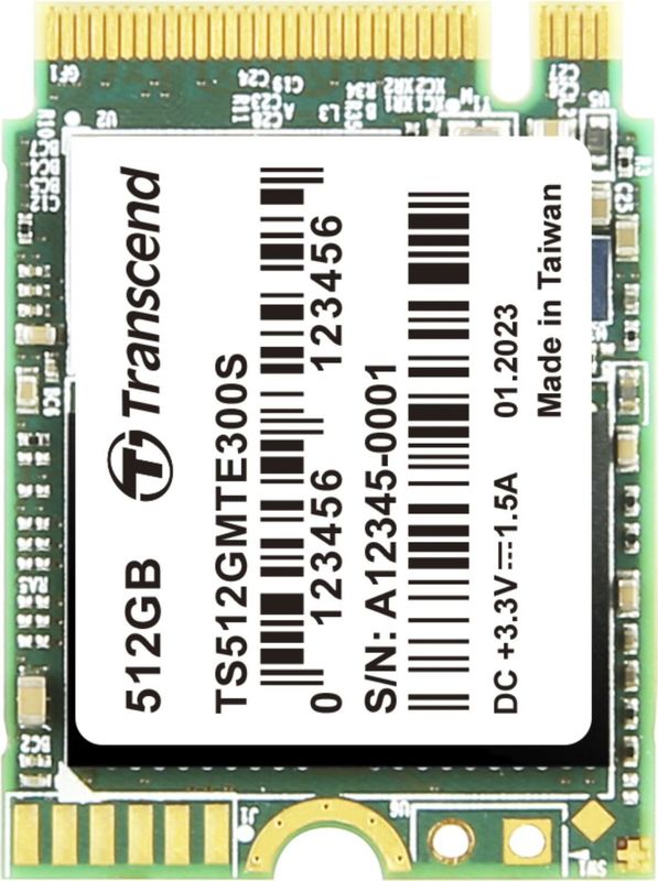 Transcend 300S 512GB SSD - NVMe PCIe 3.0 x4 - Hoge Snelheid
