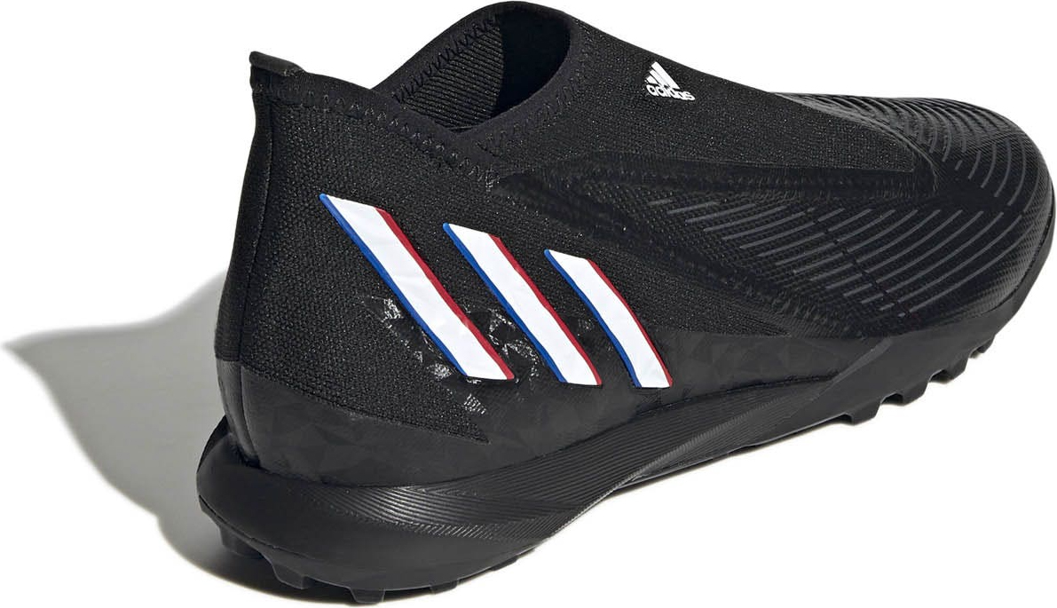 Predator Edge.3 Laceless TF CBLACK/FTWWHT/VIVRED
