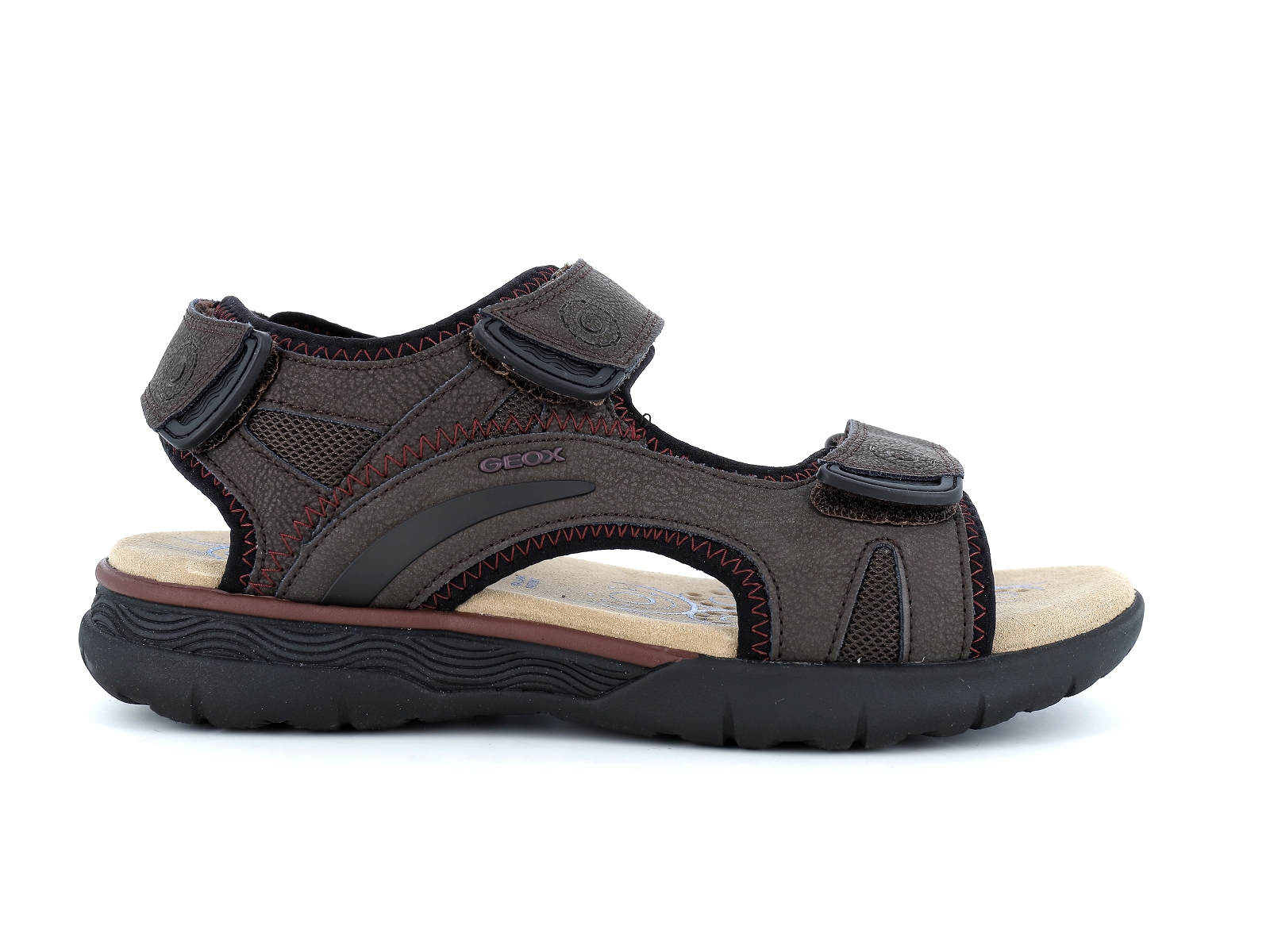 Geox-U SPHERICA EC5-U25ELA Synthétique Marron Foncé