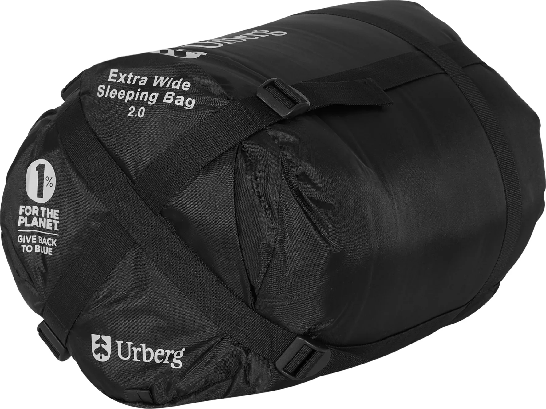 Urberg Extra Wide Sleeping Bag 2.0 Black Beauty