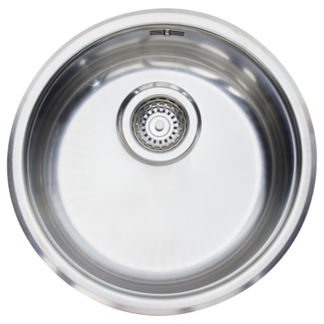 Spoelbak Rond RVS   Korfplug