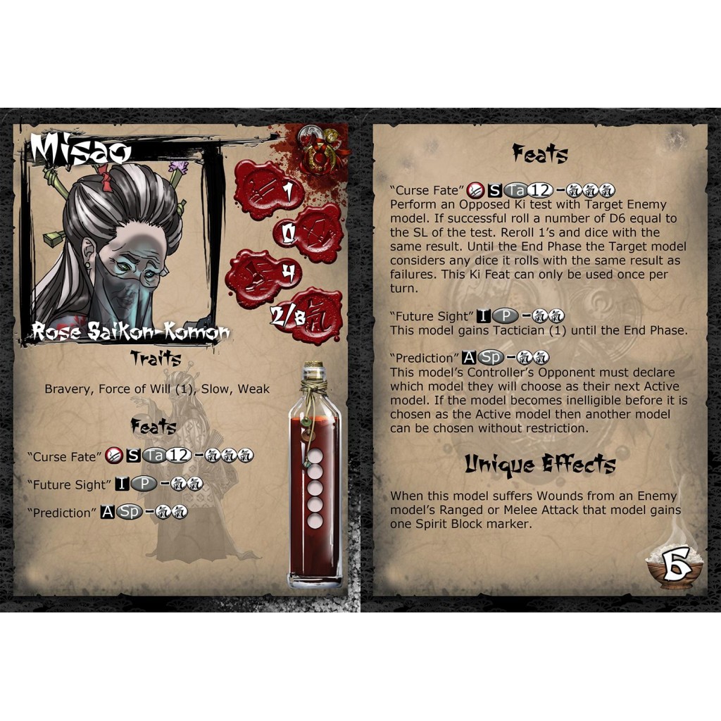 Bushido - Silvermoon Syndicate - Misao the Grey Rose