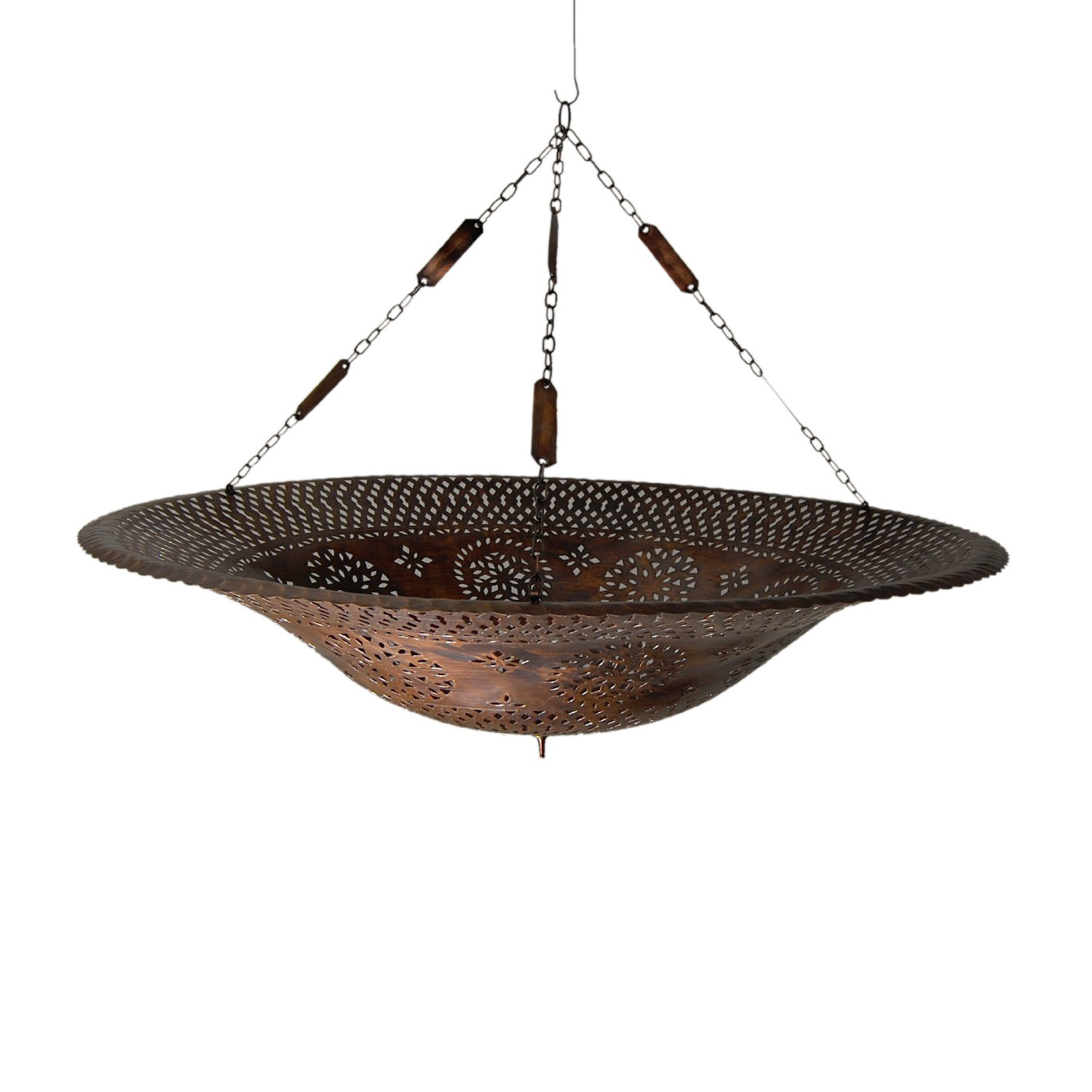 Deckenleuchte 'Cercle', H 34 cm, Ø 48 cm von fischer's lagerhaus