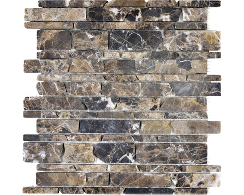 Natuursteenmozaïek MOS Brick 285 27,5x30 cm bruin