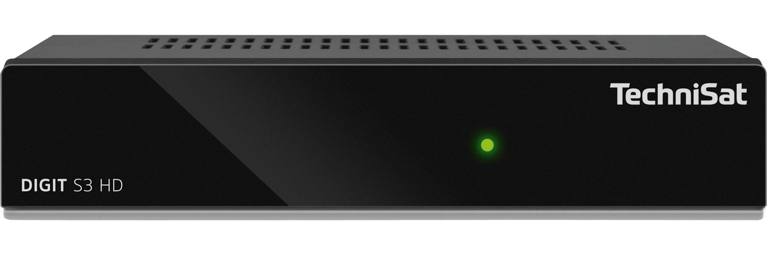 Technisat Set DigiDish 45 Sat-Antenne (Twin-LNB) mit Digit S3 HD SAT-Receiver ziegelrot