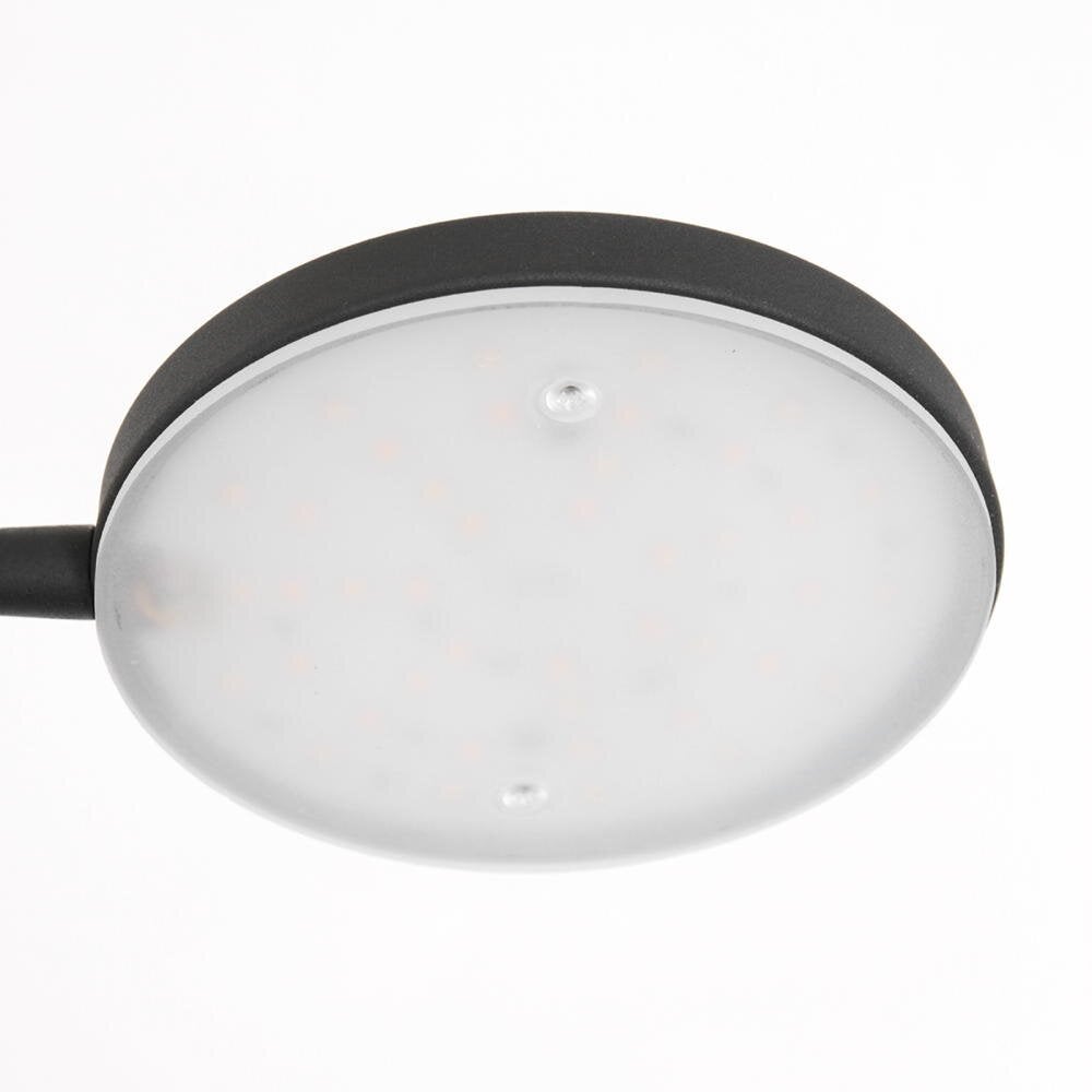 LED vloerlamp Platu in zwart 10W 900lm