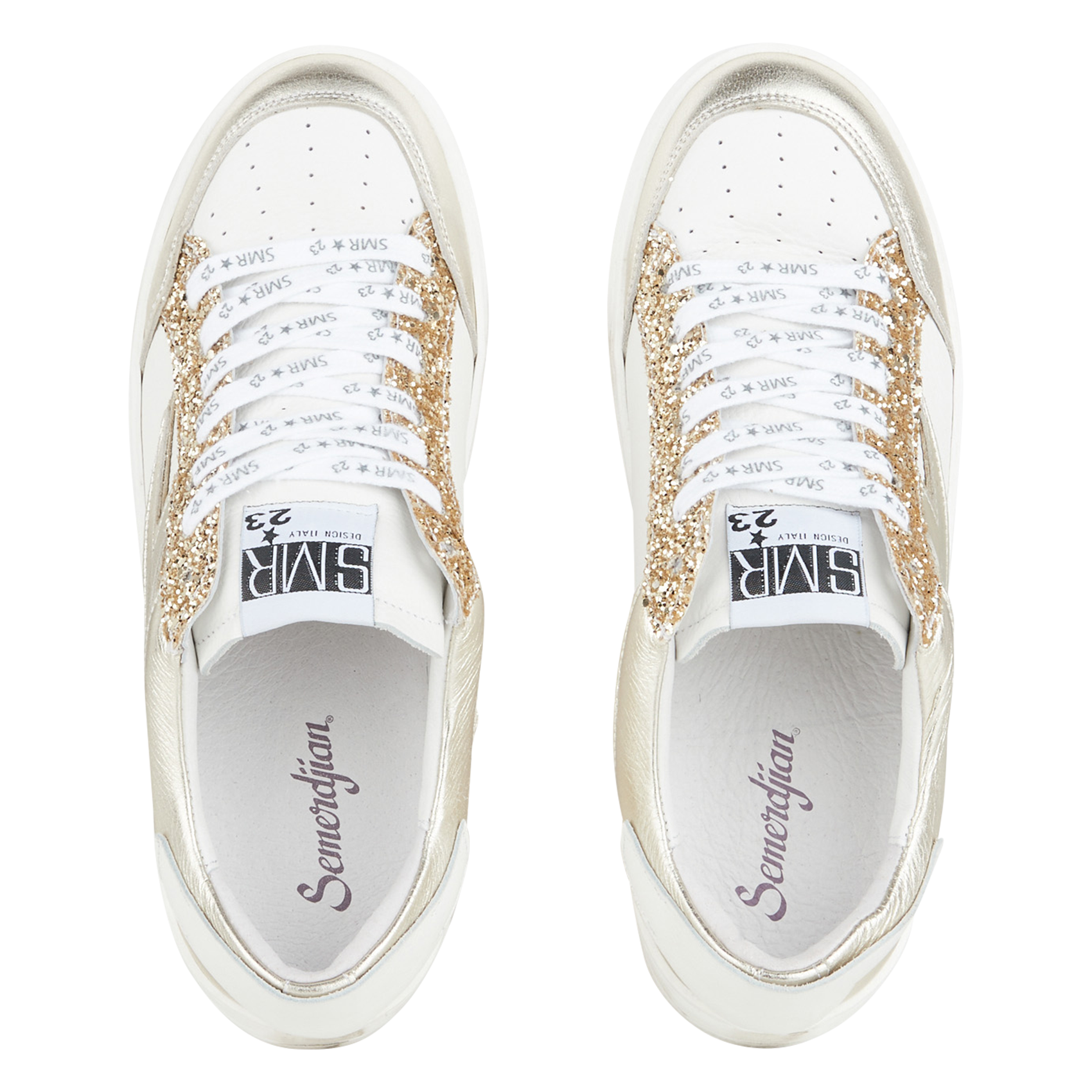 NOUBAR - Baskets basses avec sequins | Doré