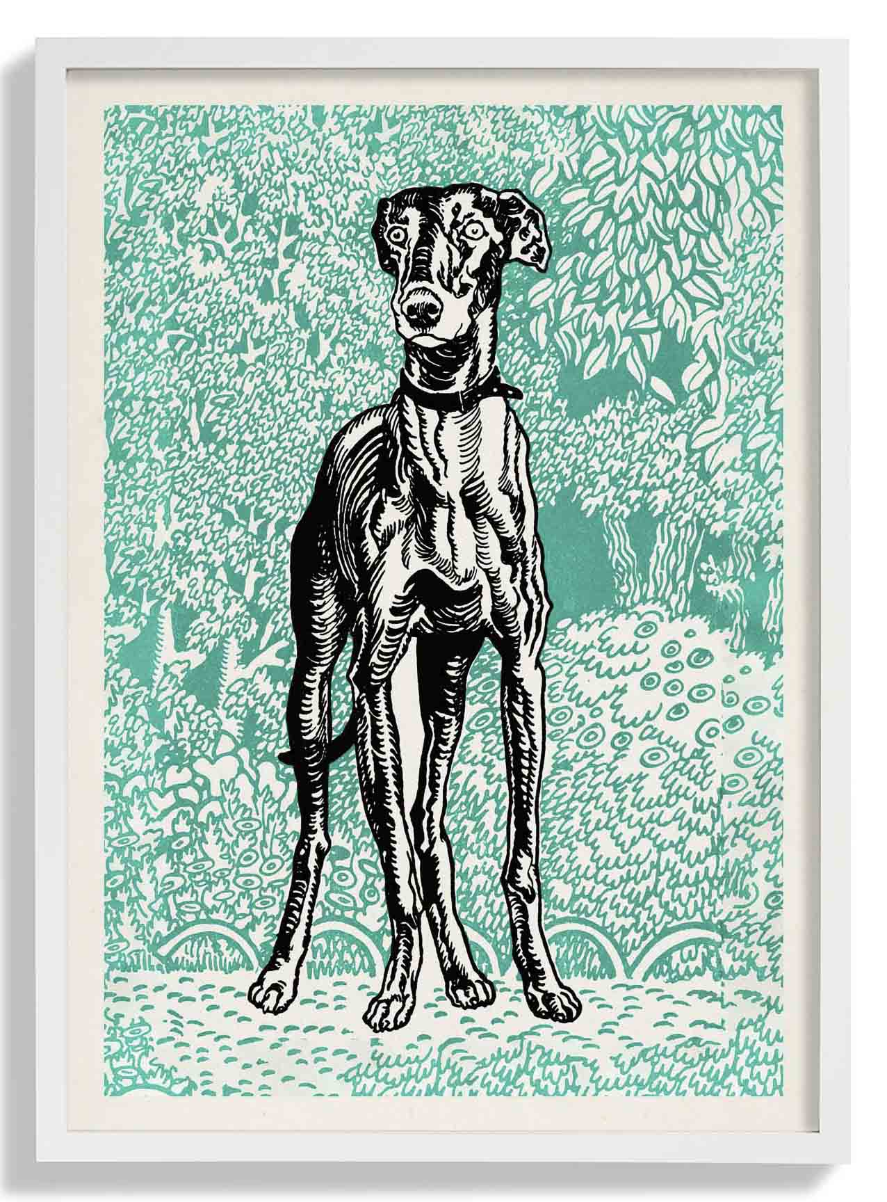Windhund Nr. 2 von Moritz Jung