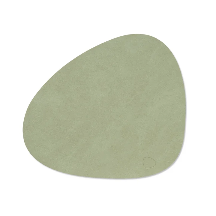 Lind DNA - Tischset Curve M, 31 x 35 cm, Nupo olivgrün