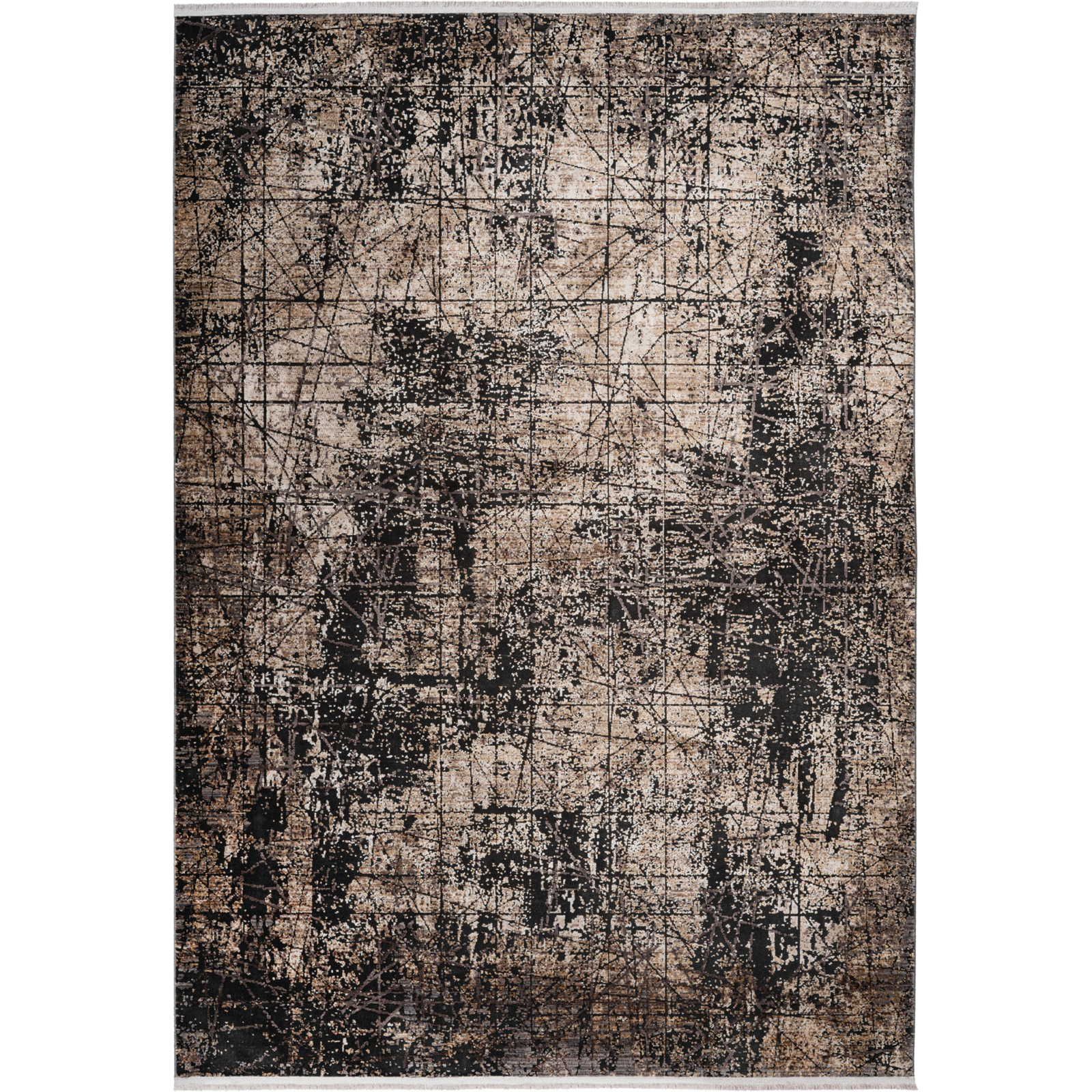 Teppich Floor 170 beige, braun 160 x 0.9 x 230 cm