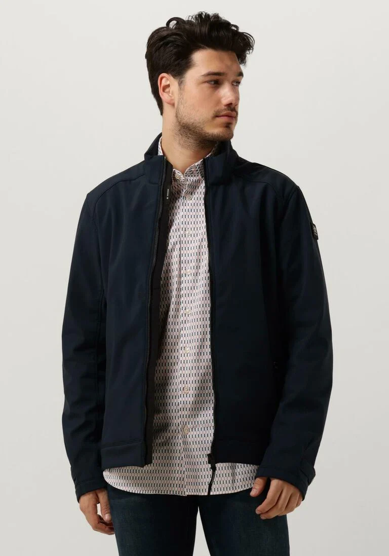 VANGUARD donkerblauwe vanguard jack short jacket summer soft-shell chainbrake