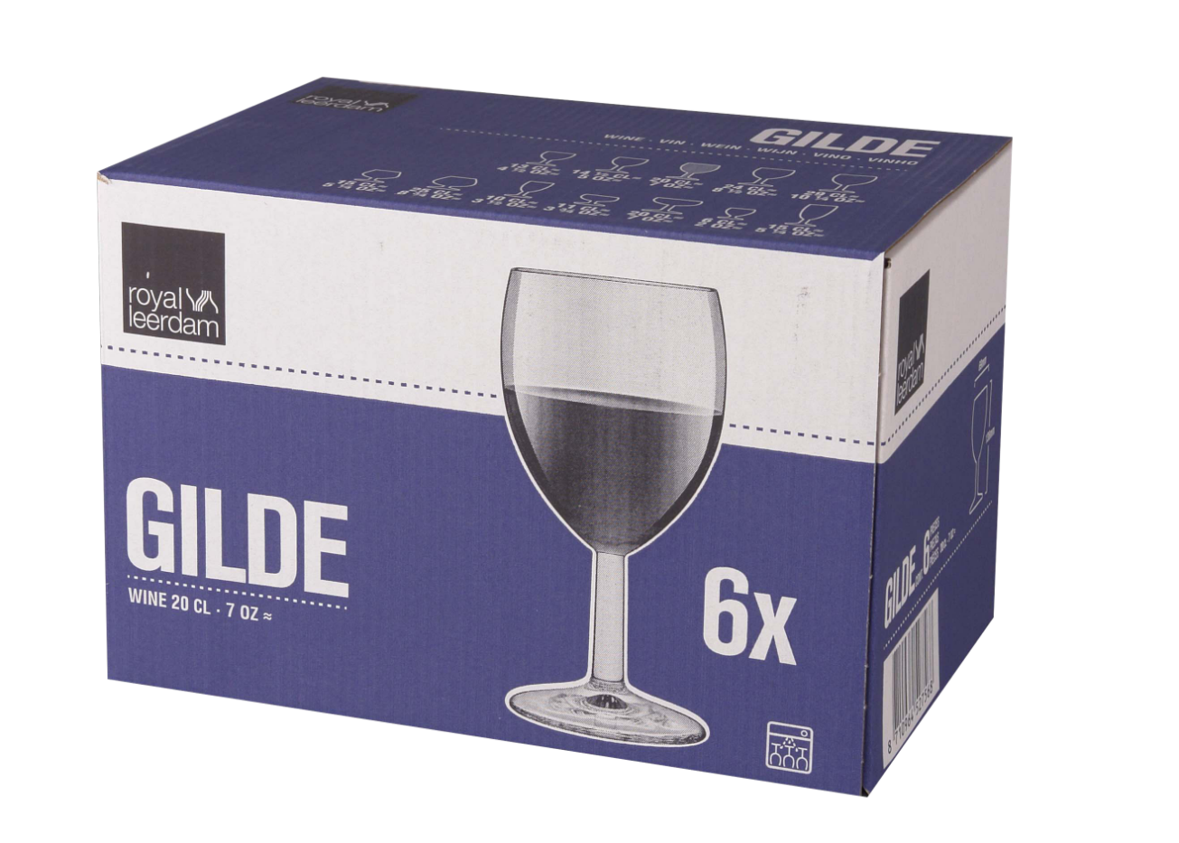 Royal Leerdam Gilde Wijnglas 20 cl - 6 stuks