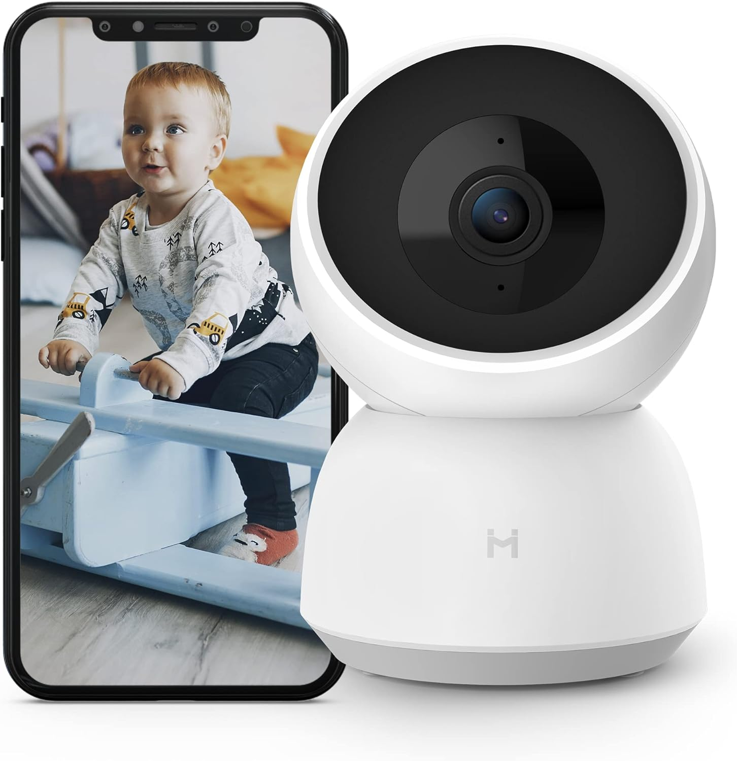 Imilab (by Xiaomi*) - (3MP) WiFi IP Kamera 2K 1296p 360° IR Nachtsicht / Bewegungserkennung und Audio (iOS/Android)