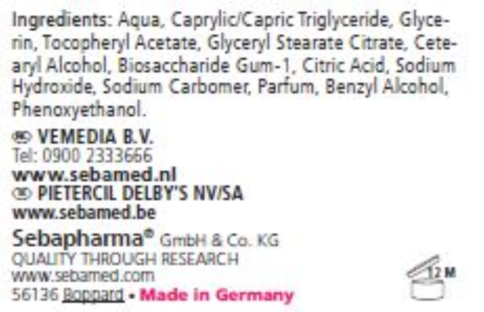 Sebamed Creme pot (75 ml)