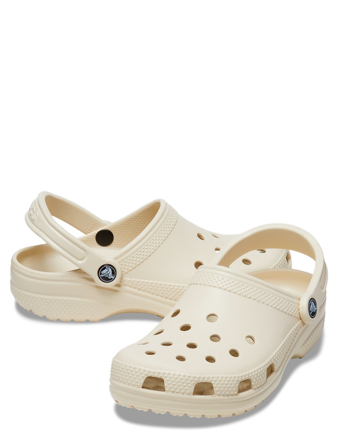 crocs sabots mixte classic clog beige