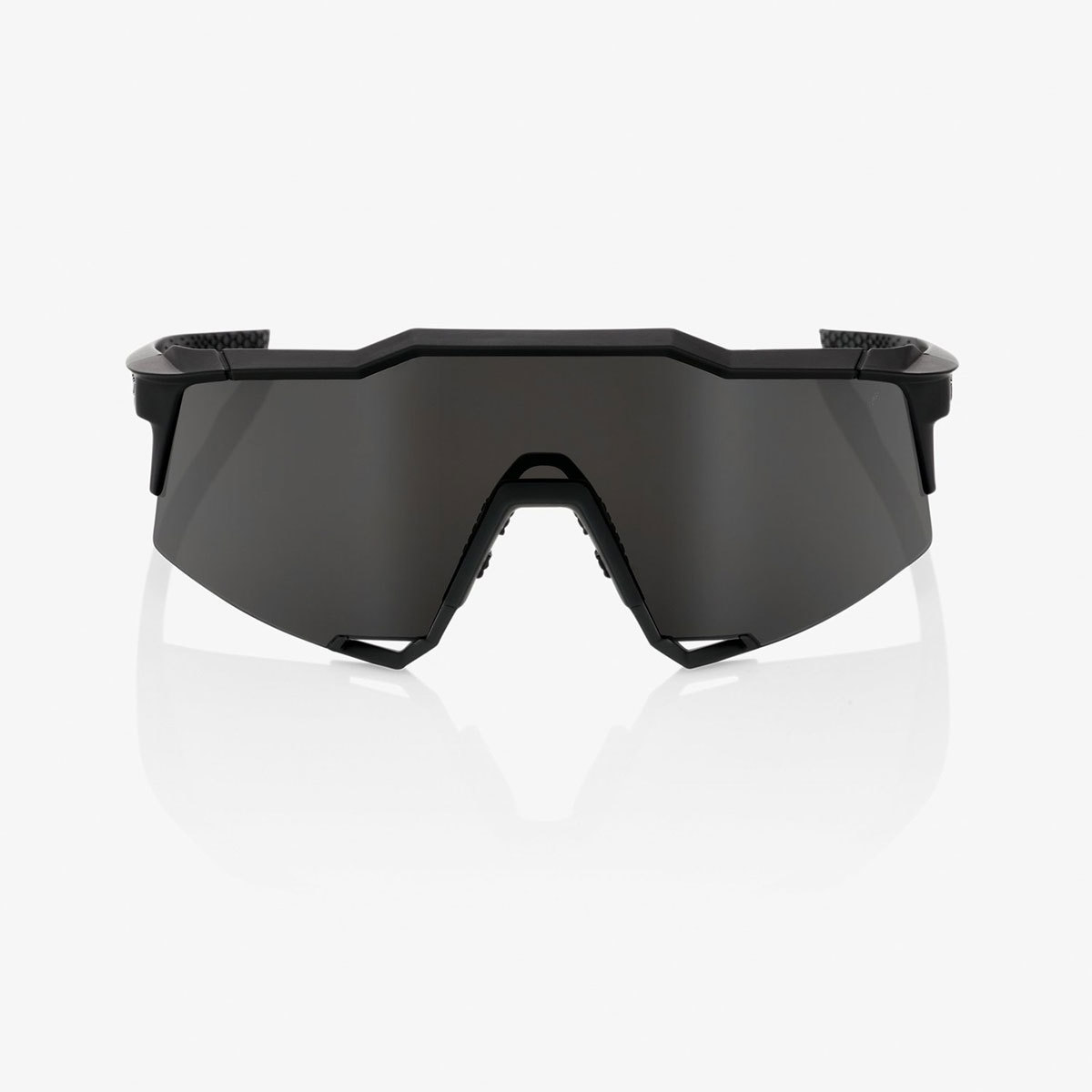 100% Speedcraft Sport Zonnebril Zwart met Smoke Lens