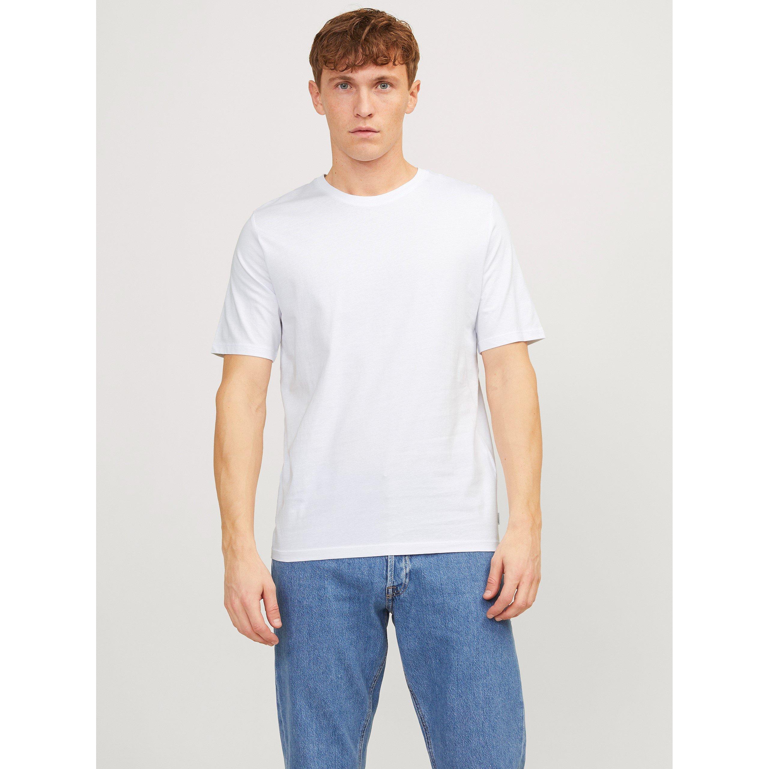 Jack and Jones Basic 5 Pack T Shirt Mens