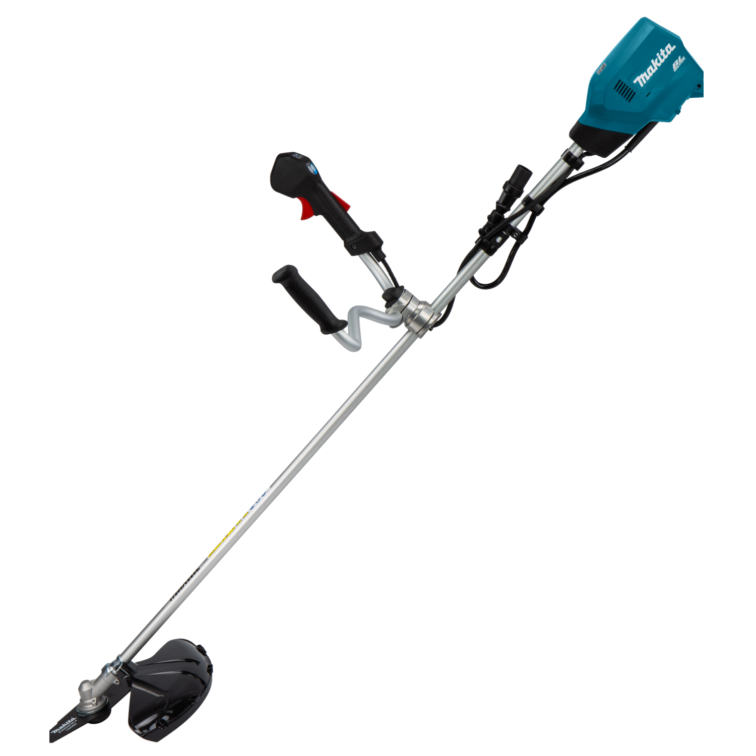 Makita UR101CPT4J 36 V bosmaaier asymmetrisch stuur set (4x 5.0Ah accu) incl. rugdrager