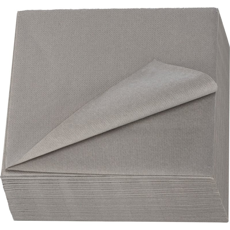 Serviette de table en ouate Royal Collection non tissé 40 x 40 cm - Paquet de 50
