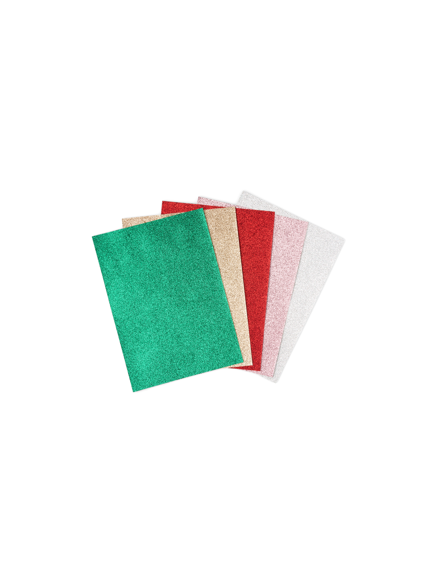 Glitterpapir A4 | Papir. 5 ark. | Multi