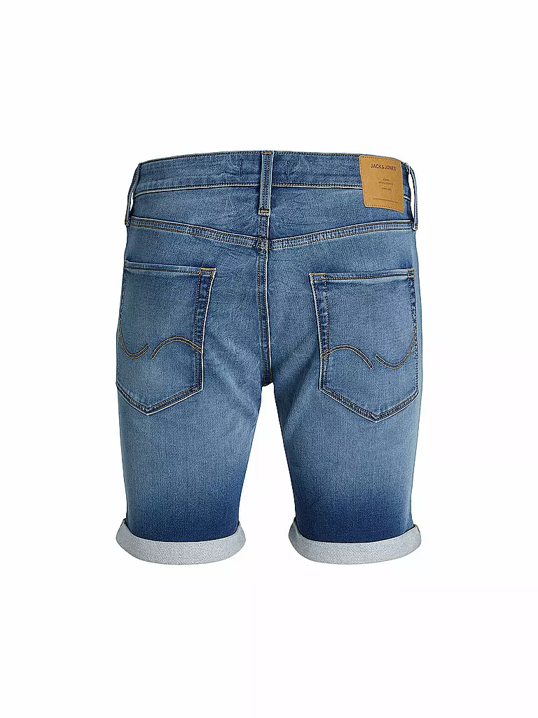 JACK & JONES Jeansshorts JJIRICK JJICON blau