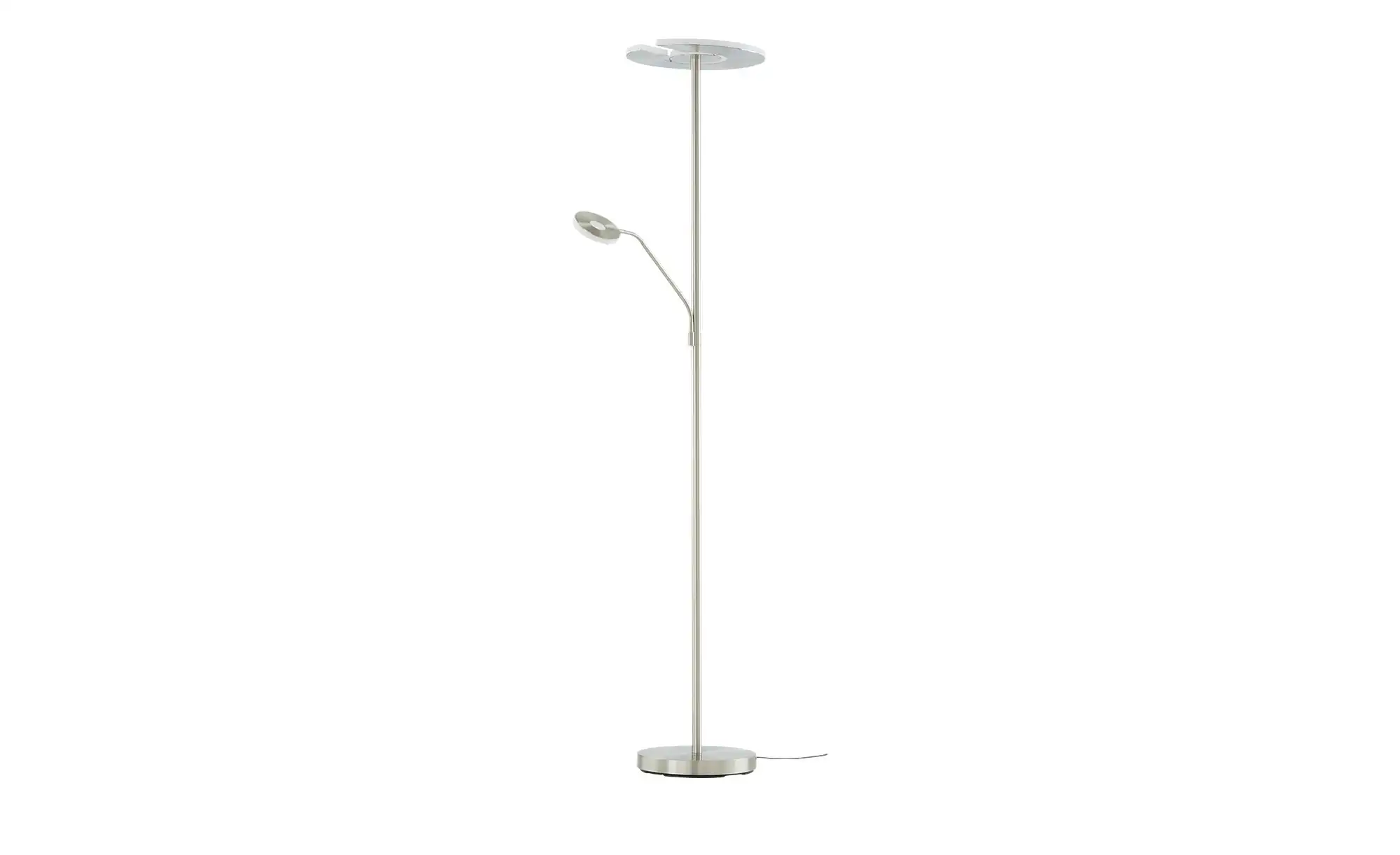 Fischer-Honsel LED-Deckenfluter 2-flammig, Nickel-matt