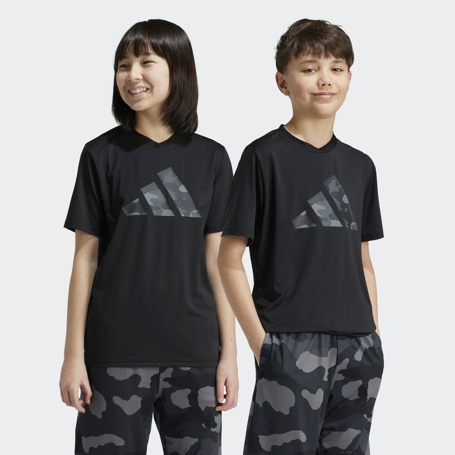 Adidas Train Essentials Seasonal Print Tee Kids