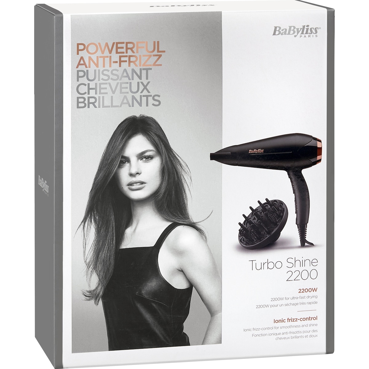 BaByliss Turbo Shine 2200 hårføner BAD570DE