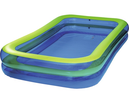Kinderbadje 305 x 183 x 50 cm, kunststof, veelkleurig, inclusief waterafvoerventiel en 2 ringen