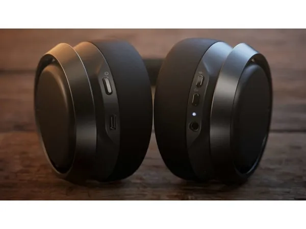 Philips Fidelio L3 - Hovedtelefoner med mik. - fuld størrelse - Bluetooth - trådløs, kablet - aktiv støjfjerning - 3,5 mm jackstik - matmørk satin-ørekopper, sort pandebånd