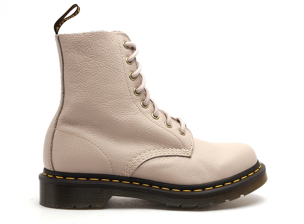 Dr martens boots bottine plates femme pascal virginia beige