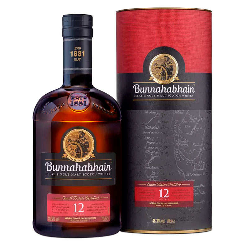Bunnahabhain - Islay Single Malt Scotch Whisky - 12ans - 43,2% - Bunnahabhain Distillery