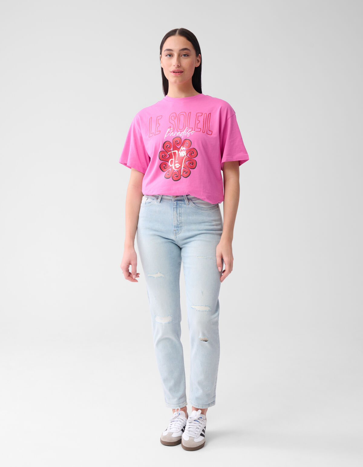 Tapered Fit Jeans Bleached L29