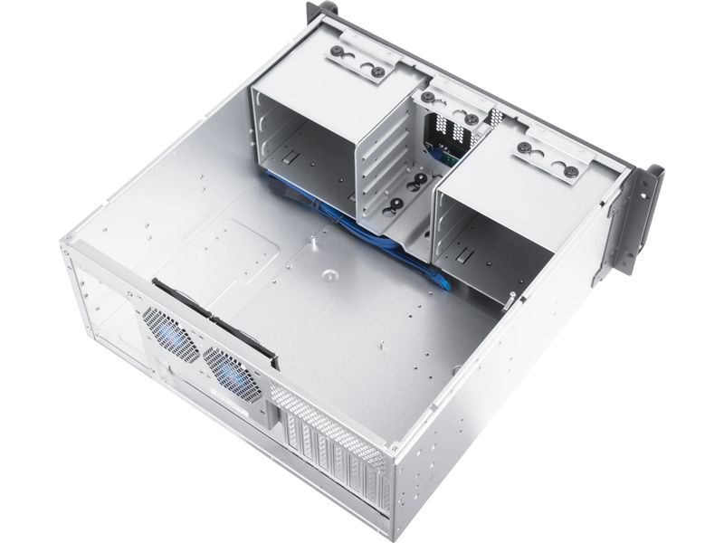 SilverStone Gehäuse RM41-506 Rackmount-Gehäuse mit zwei vorinstallierten 80-mm-PWM-Lüftern