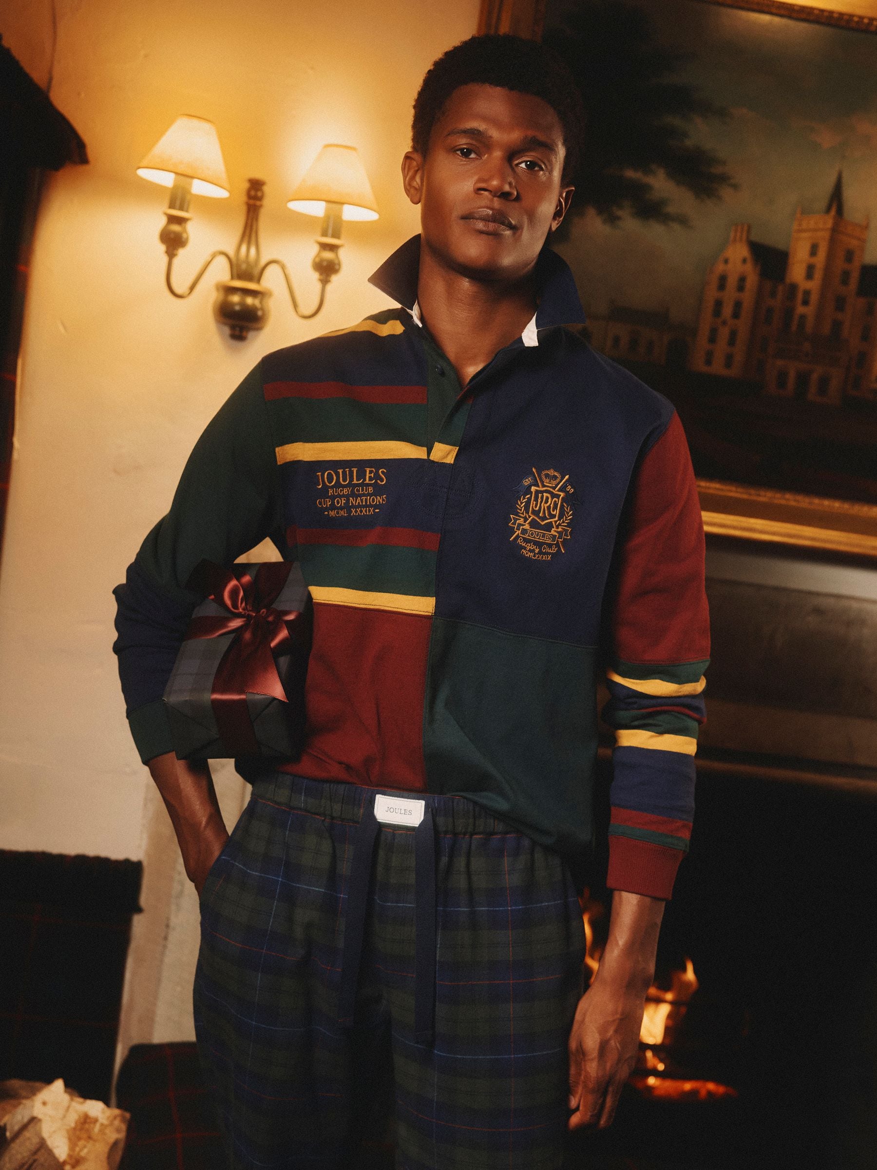 Joules Harlequin Rugby Club Long Sleeve Shirt
