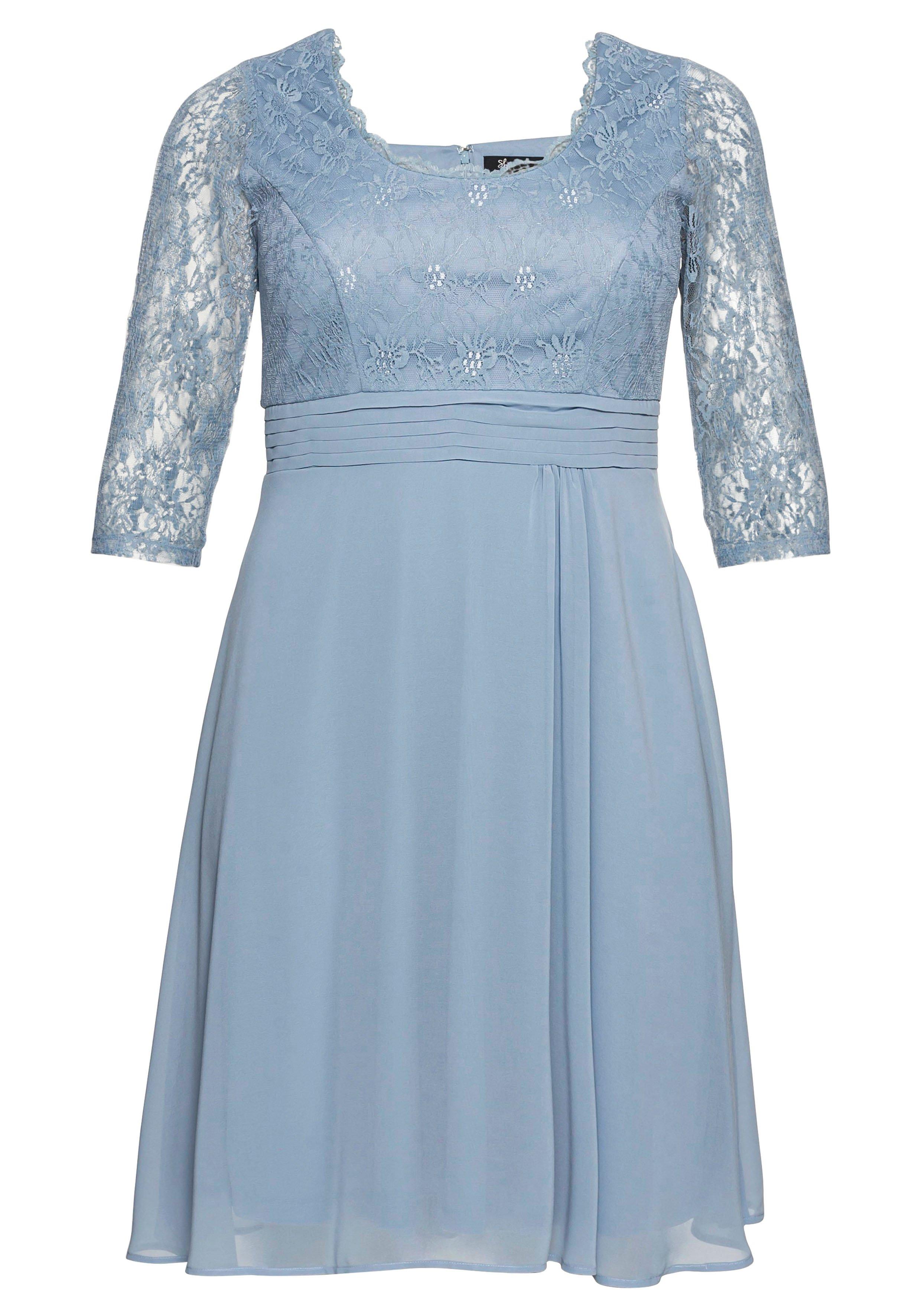 Cocktailkleid mit floraler Spitze
