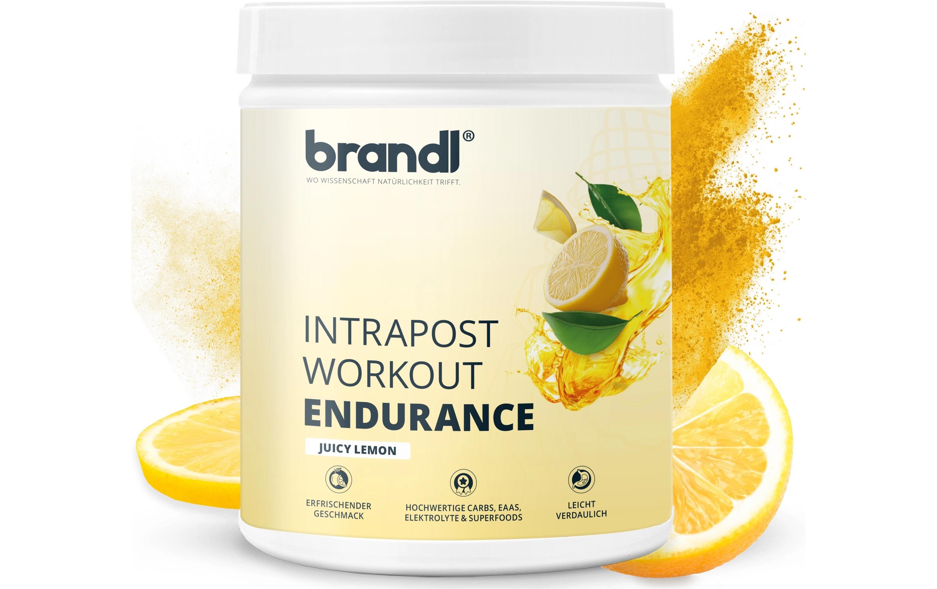 Ausdauer-Drink Isotonisches Getränk Zitrone, 600 gMineralstoffdrink mit EAAs, Superfoods und Kohlenhydraten für vielseitige sportliche Anforderungen