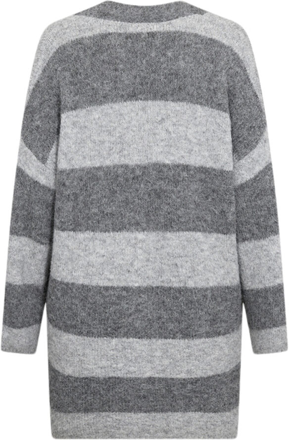 Wasabiconcept Curvy WA-JOLIE 2 Cardigan Lys grå 99110c lt grey melange combi