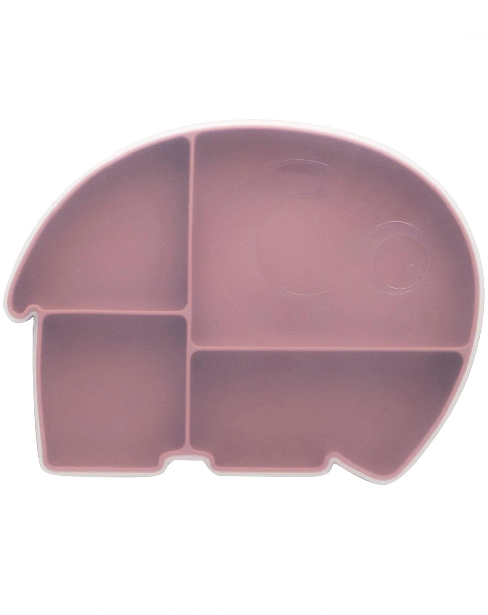 Silikonteller ELEFANT in vintage rose