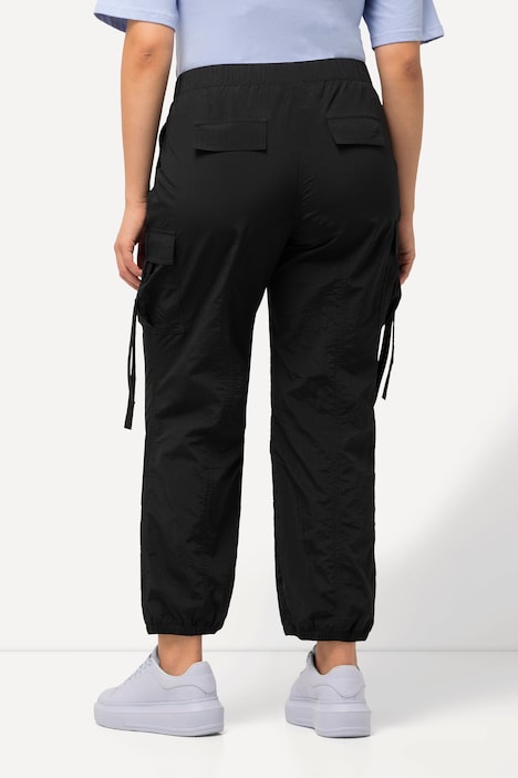 Cargohose, Utility-Style, Elastikbund, Gummisaum