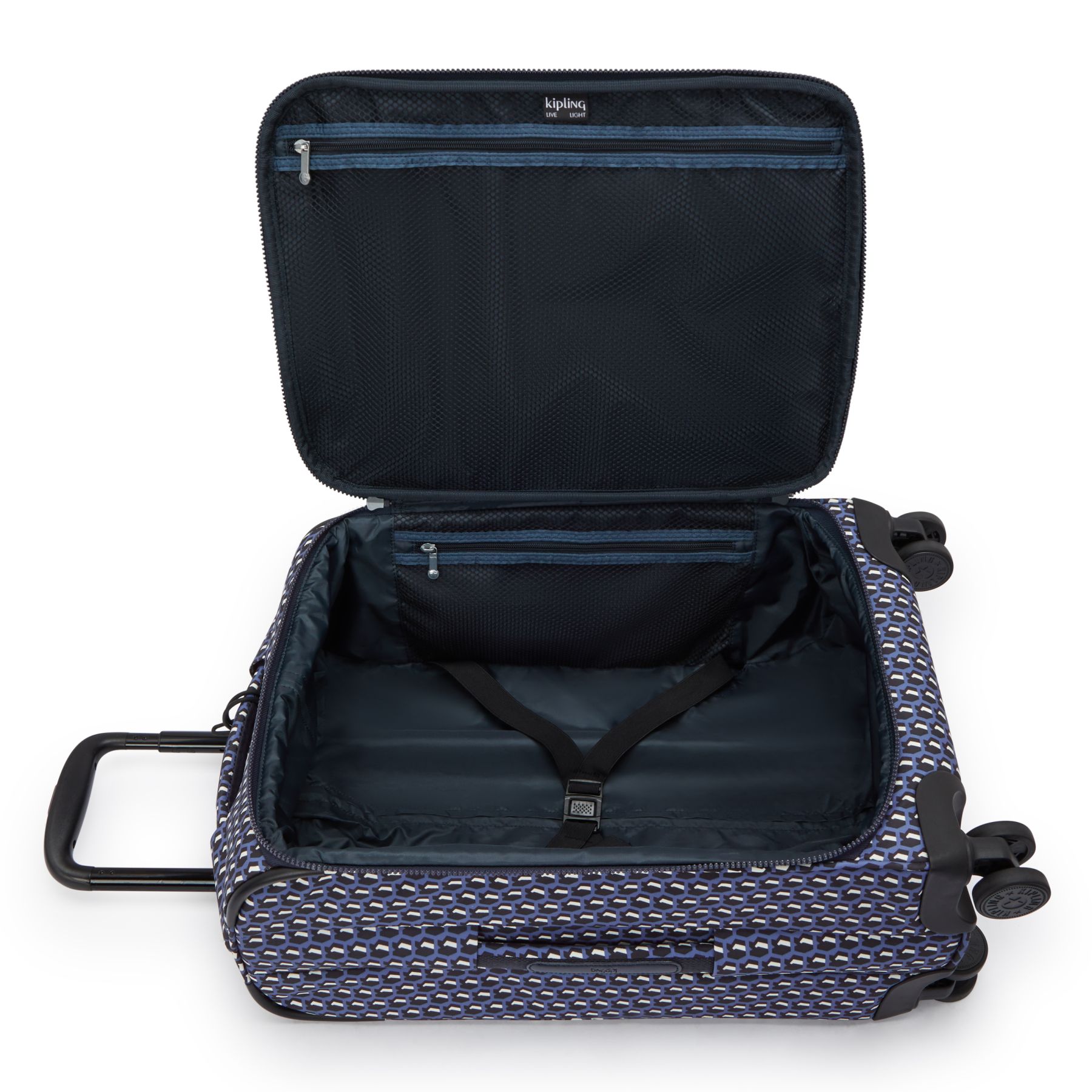 NEW YOURI SPIN S Petite Valise à Roulettes avec Poignée Télescopique - 3D K Blue