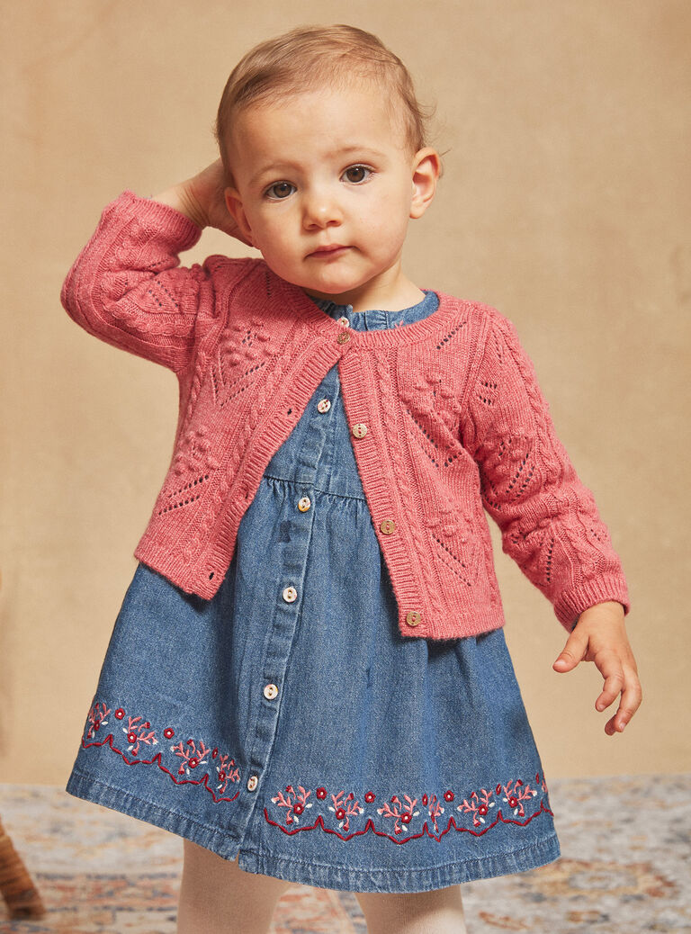 Robe bleue en jean
