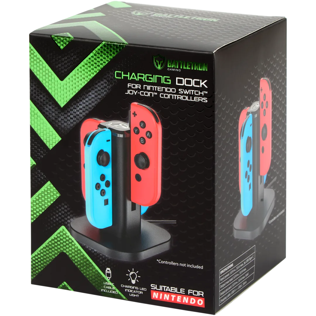Battletron laadstation Nintendo Switch Voor 4 stuks