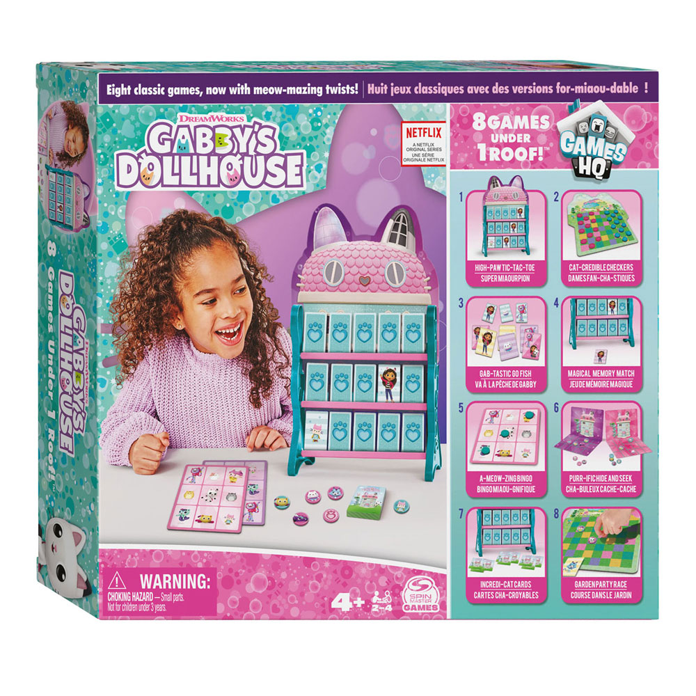 Gabby's Poppenhuis - Spellenpakket met 8 spellen