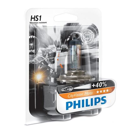 Ampoule Philips CITY VISION MOTO HS1 12V 35/35W PX43T Universel