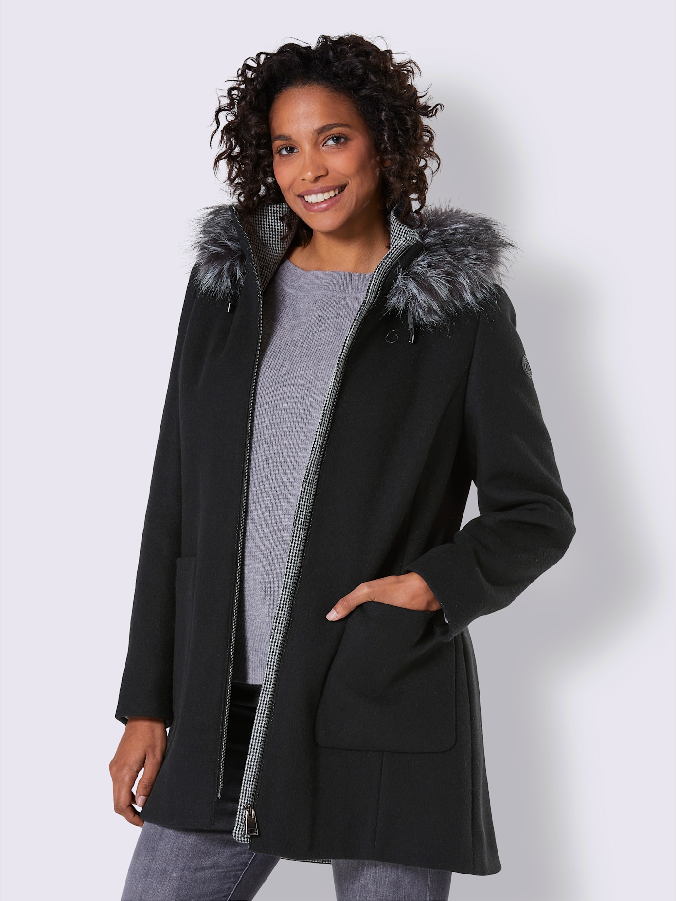 Veste en mélange laine 30% laine