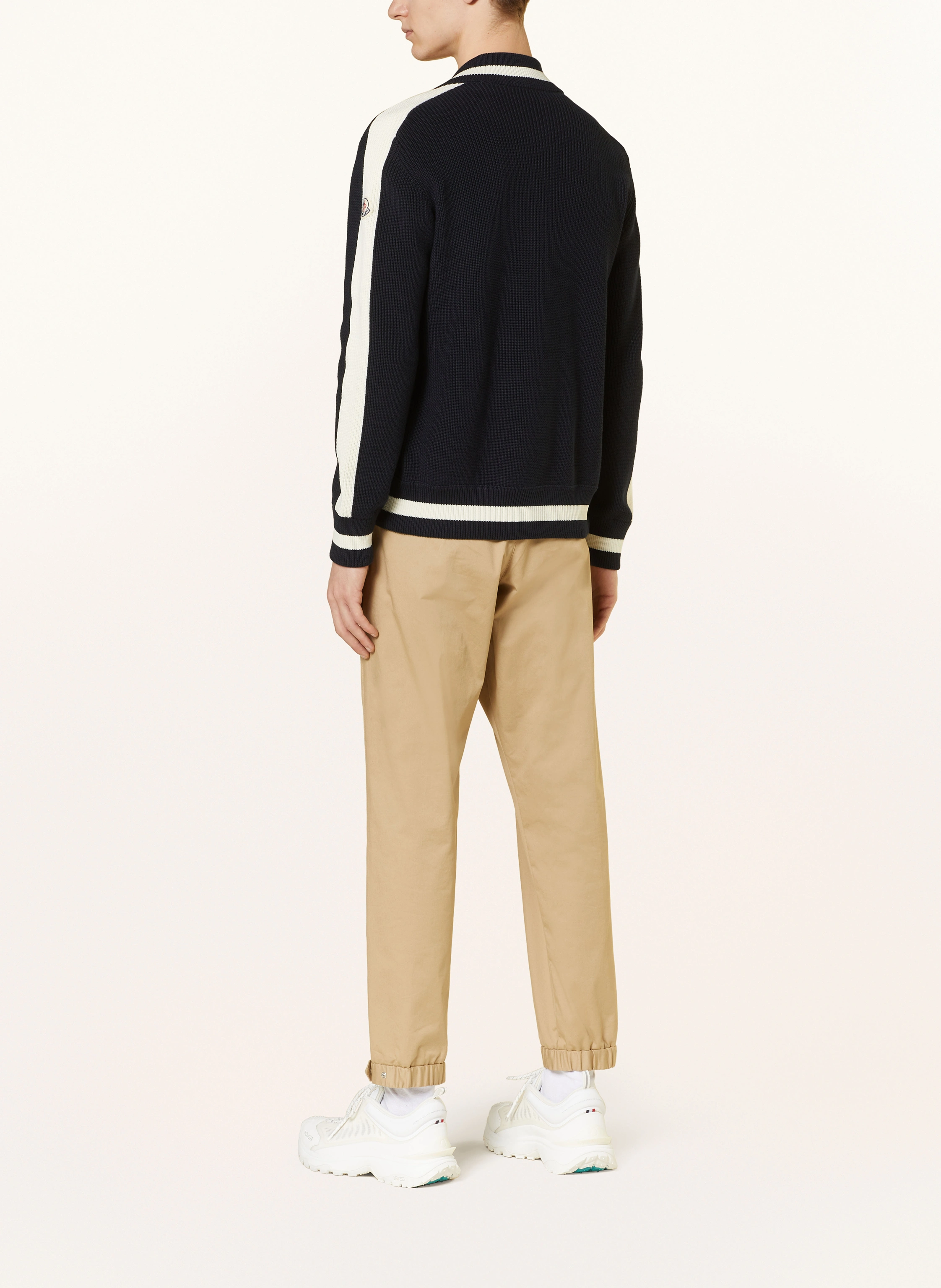 MONCLER Daunenjacke im Materialmix