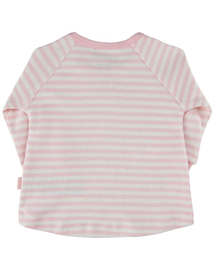 Langarmshirt INFINITY gestreift in hellrosa